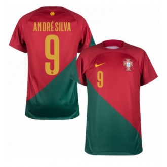 Portugal Andre Silva #9 Hemmatröja VM 2022 Korta ärmar